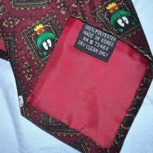 EUC Warner Brothers Looney Tunes Men’s Necktie 100% Polyester Korea - Picture 4 of 5